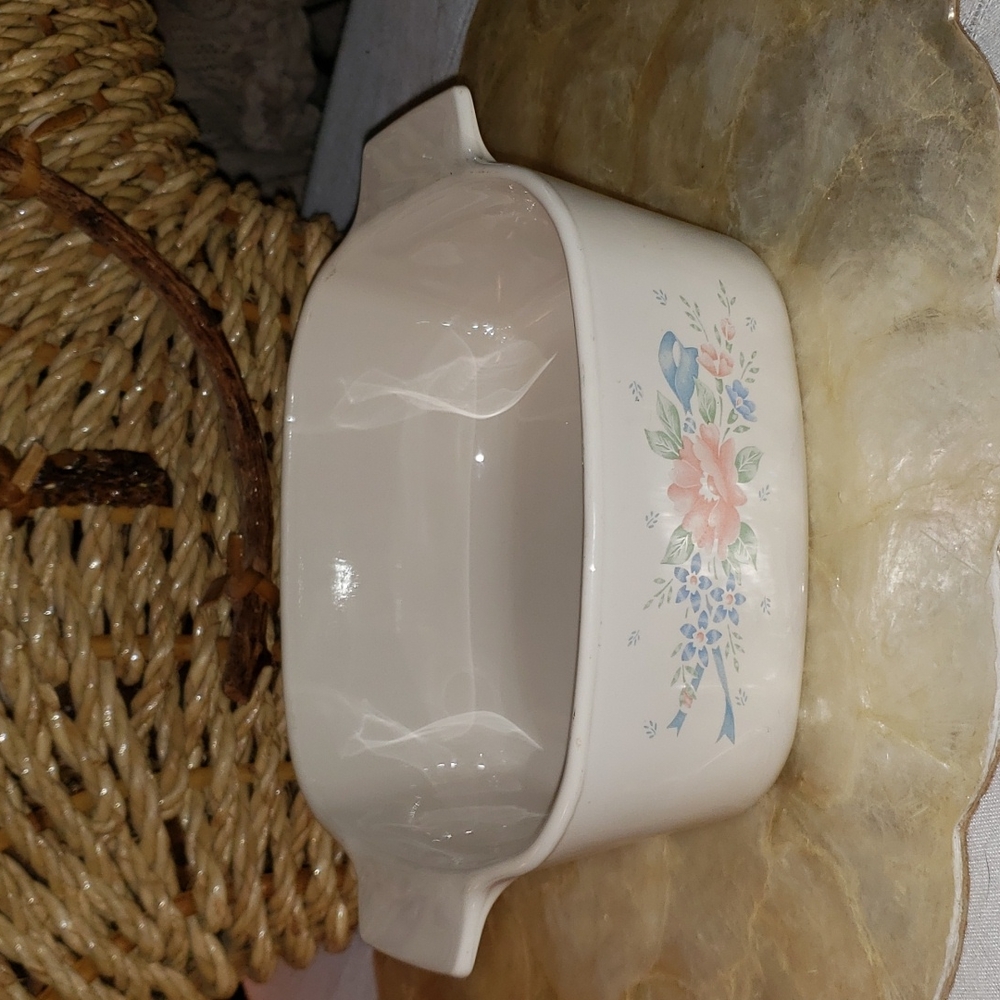 Corning Ware | Bisque Floral Symphony